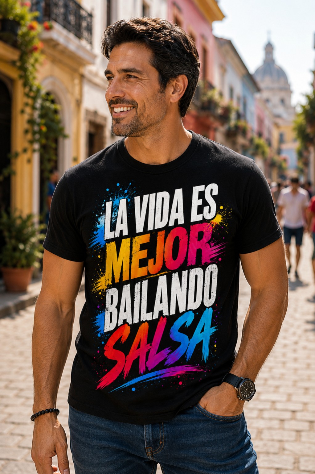 Polo para hombre SXE-H01, Colección Universal Salseros por Excelencia