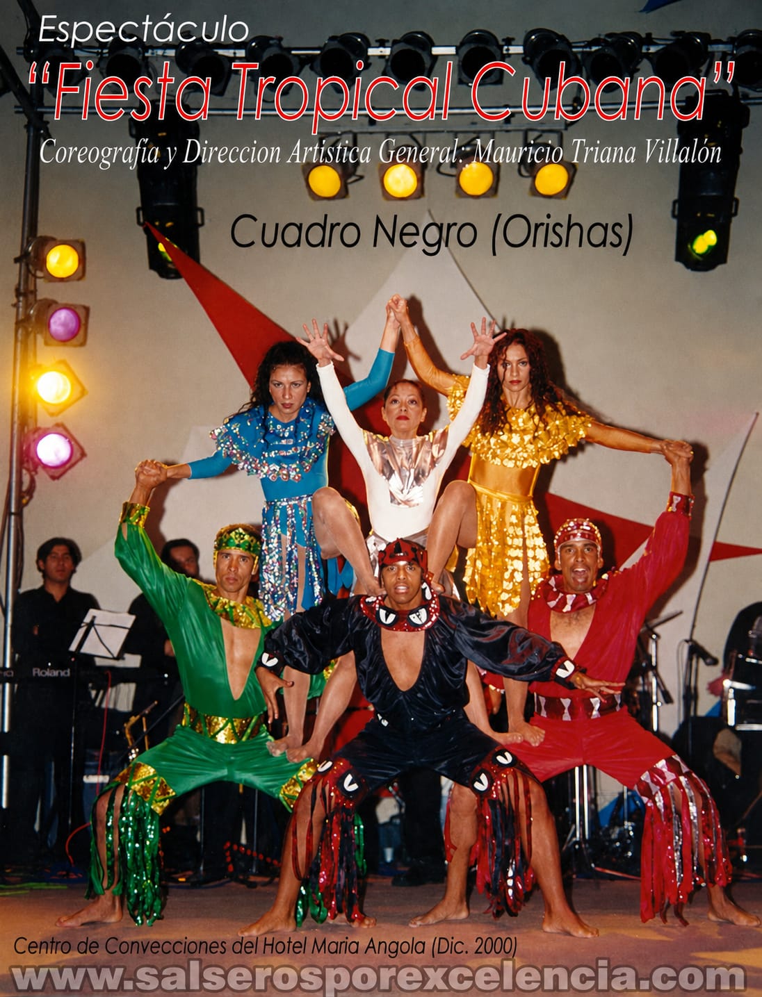 Cuadro Negro de Orishas de Fiesta Tropical Cubana, 2000