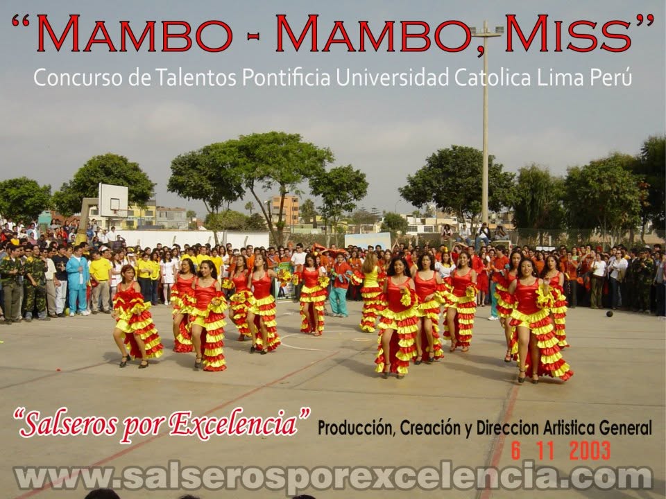 Presentación de Mambo–Mambo, Miss en el Concurso de Talentos, 2003