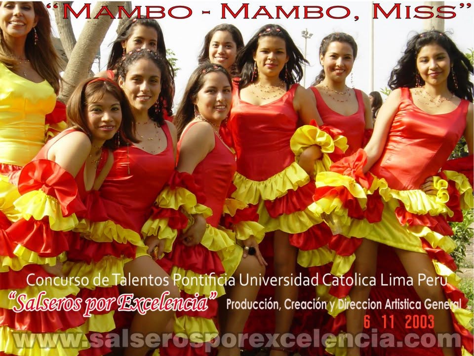 Estudiantes participantes de Mambo–Mambo, Miss, 2003