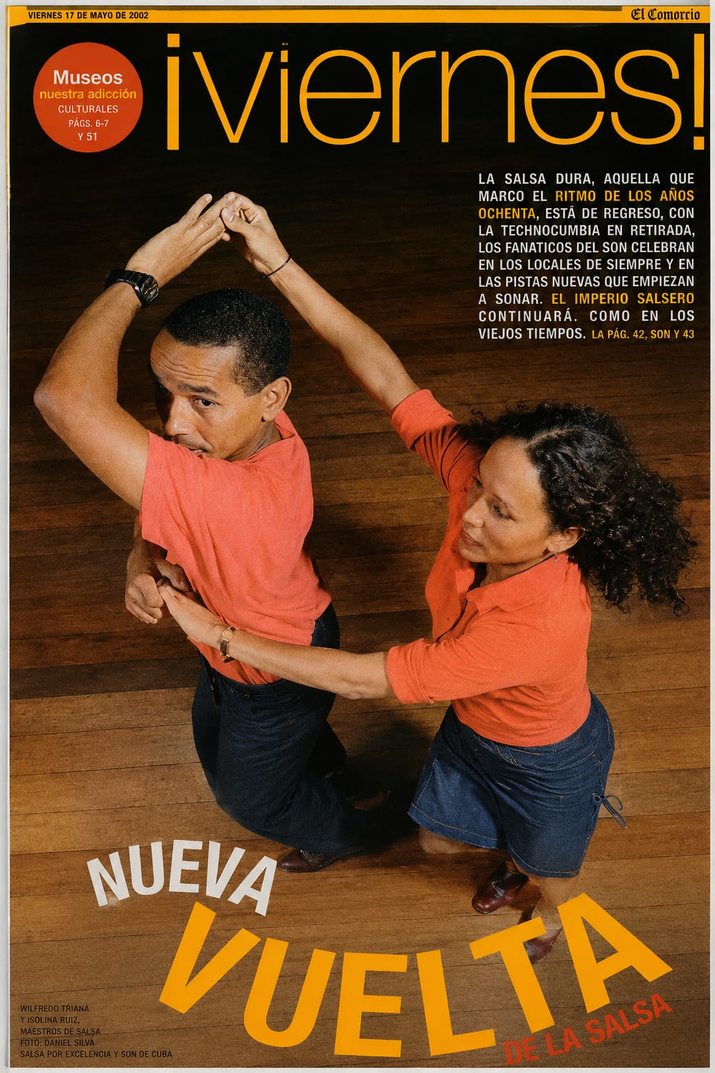 Portada de Luces — El Comercio, Viernes 17 de mayo de 2002